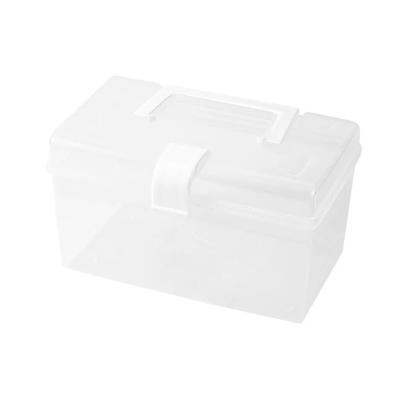 32 Grids Transparent Plastic Storage Box Multifunctional Diamond Painting Nail Art Beads Container Large Capacity Handheld Boxes