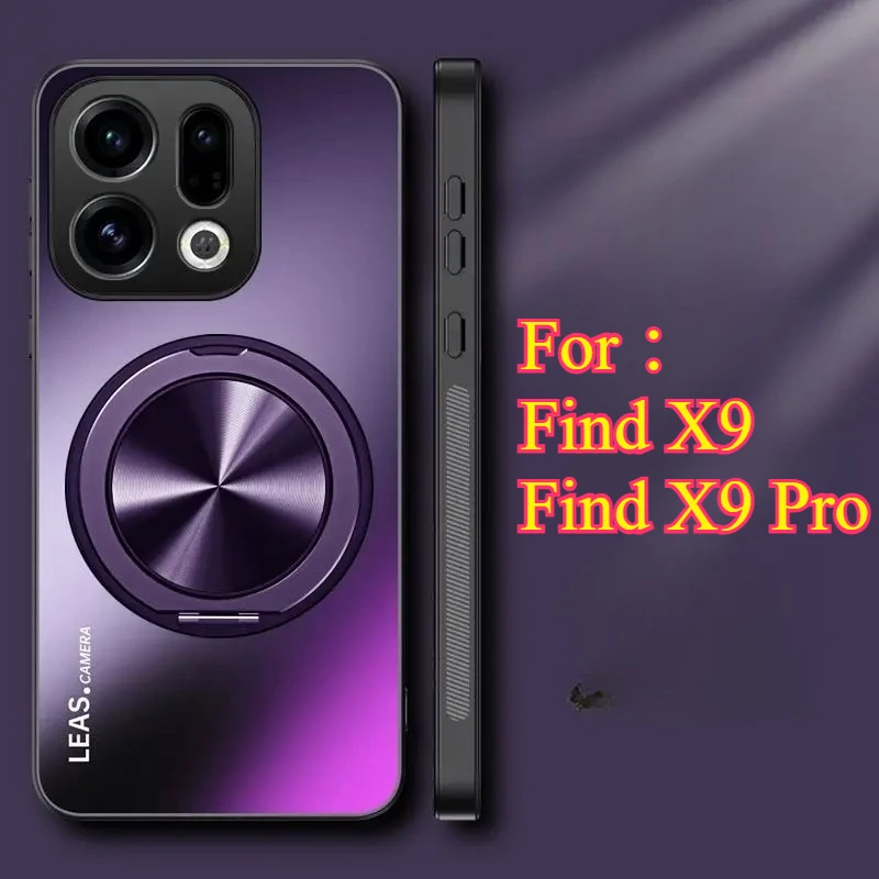 ماتي درع غطاء واقٍ مزخرف لهاتف آيفون ل ممن لهم البحث X9 برو عدسة حماية المغناطيسي حلقة حامل الهاتف الغطاء الخلفي ل ممن لهم البحث X8 X7 الترا #1