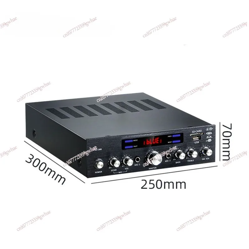 5.1 channel Bluetooth power amplifier household multi-function radio Karaoke overweight bass power amplifier speaker equipment