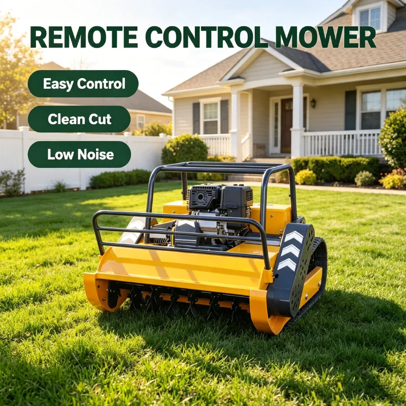 Cortacésped de orugas con bate - Lawn Mower Battery reseña y precio