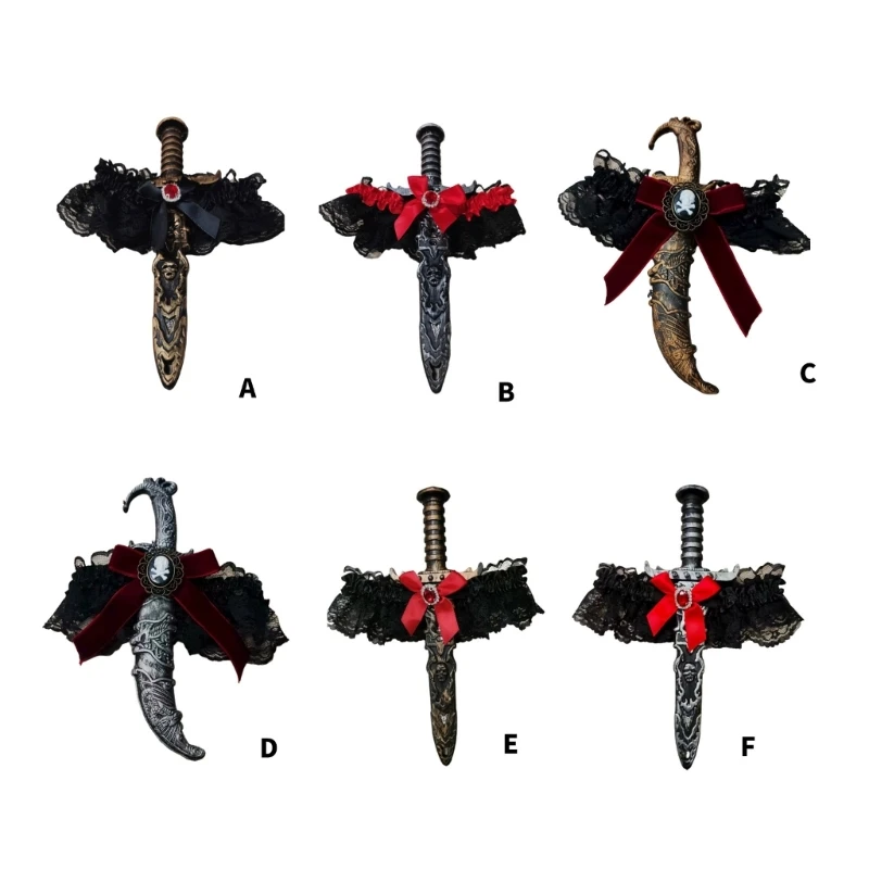 

Elegant Lace Leg Sleeves Set For Role Play Costumes Breathable Elastic Design Stage Performances Halloween Accessories