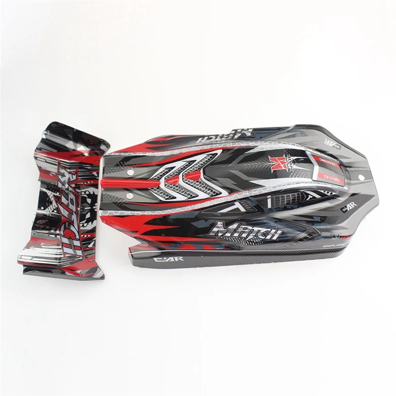 1 stuk onderdelen accessoires voor Wltoys 124010 124008 1/12 RC auto-onderdelen auto shell 124010-2816 (zwart)-[A17I]