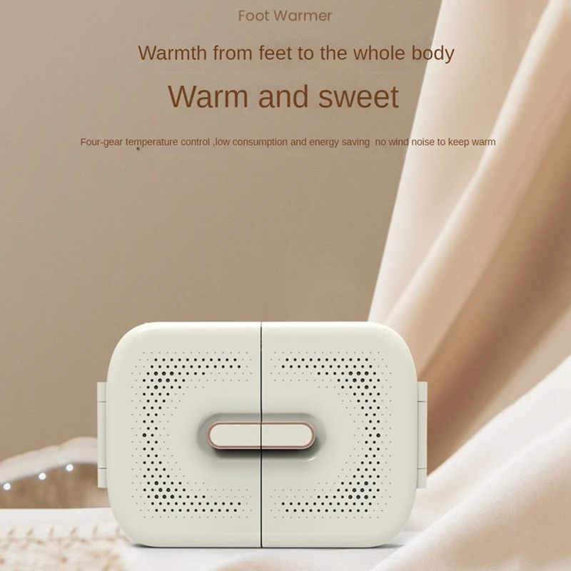 Электрическая грелка для ног BAAD, складная грелка для ног под столом для ног и ног, портативный обогреватель для офиса и дома