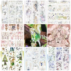1 Loop Fariy Girl, Cute Deer, Forest, Flower Shiny Washi PET Tape