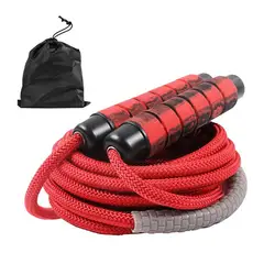 Workout Jump Ropes Exercise Jump Rope Adjustable Fitness Ropes Tangle-Free Jumping Rope Fitness Ergonomic Handle Team Jump Rope