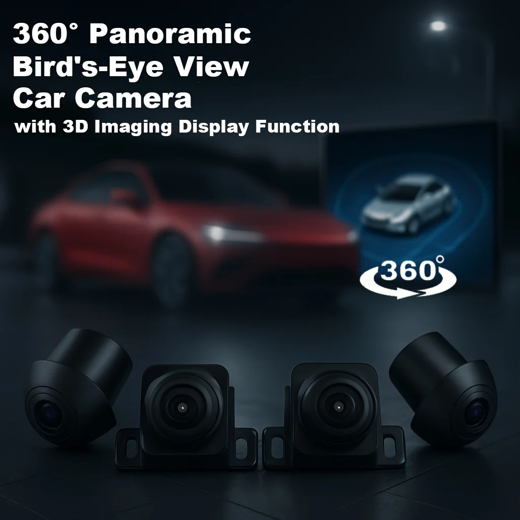 

360° Panoramic Surround 4-Way Car Camera System | Android Vehicle Compatibility | AHD1080P/720P Dual Mode Switch Parking Assist
