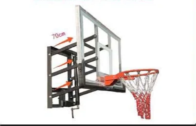 Basketball Stand Wall-mounted Outdoor Standard dunk Basketball Frame Indoor Shooting Backboard Outdoor Basket