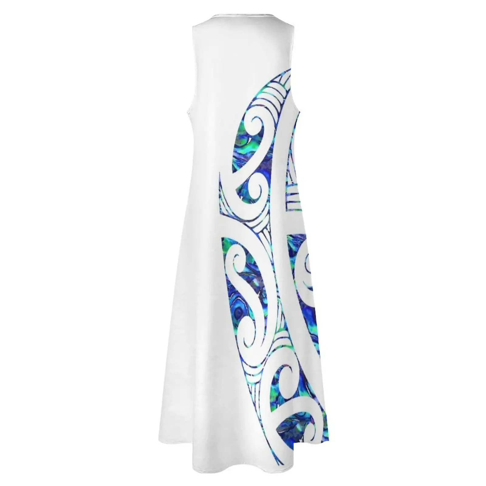 New Zealand, Māori , Paua, Abalone, Koru, Tribal, Tattoo, NZ Art, Māori Art Long Dress summer outfits for women 2025 Dress