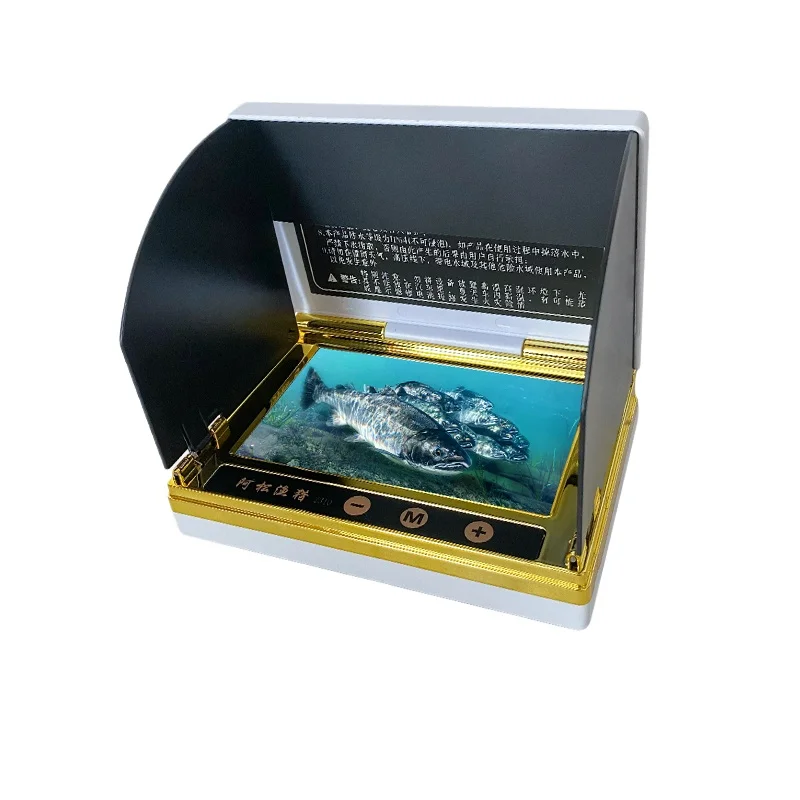 

Визуальный экран с рыбкой, водонепроницаемый 5-дюймовый 4,3-дюймовый сверхпрозрачный дисплей высокой четкости