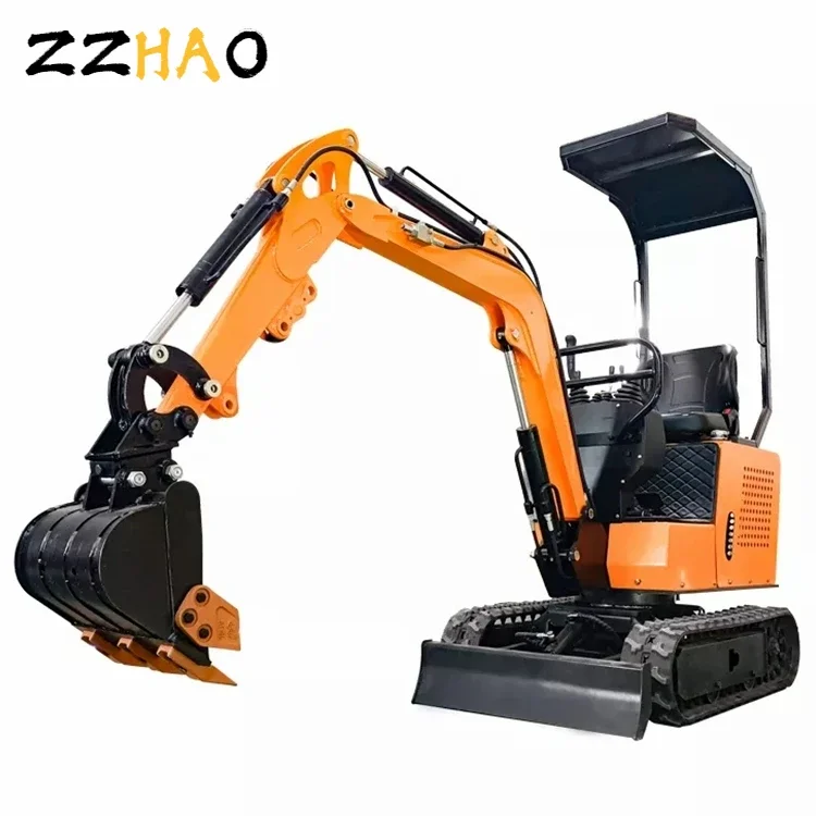 Cheap Price Mini Excavator Small Digger Wheel Excavator New Bagger for Sale