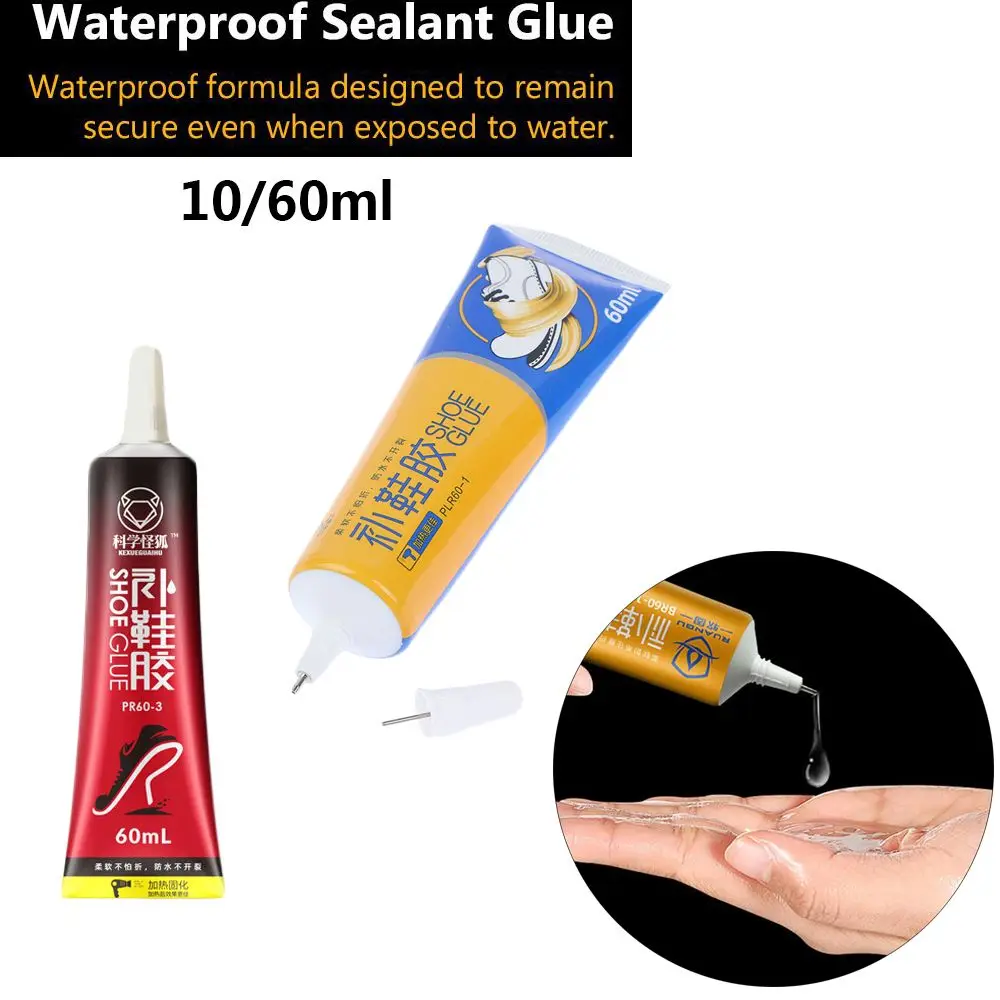 10/60ML Quick Fix Waterproof Multi-function Portable Shoe Glue Powerful Adhesives Repair Paste Adhesive Glue