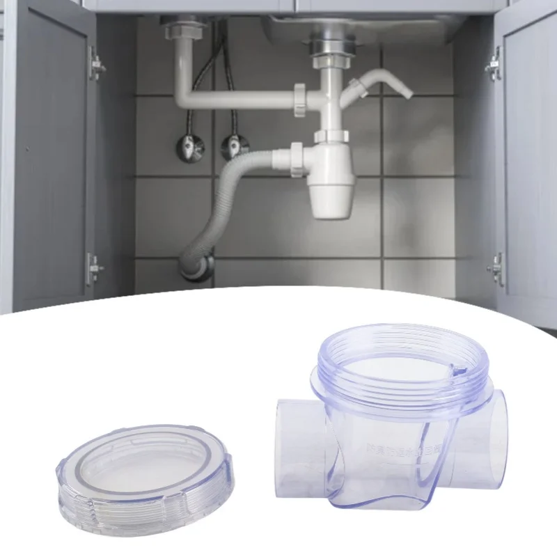 

Check Valve Toilet Backwater Backflow Prevention PVC Inline One Way Non Return Valve