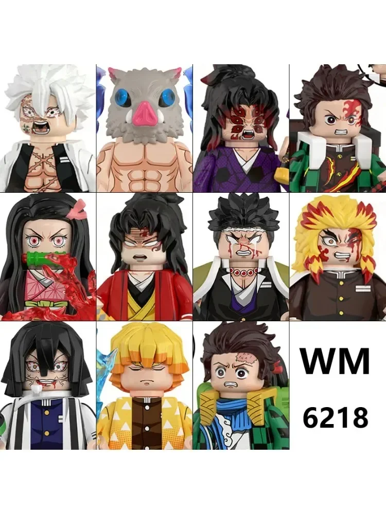Demon Slayer Miniaturen, Tan Errou, NeiZuko, Guiyou, Shinobu, Sammlerfiguren, zusammenbaubare Kinderspielzeuge, Geschenke. – Detail 6