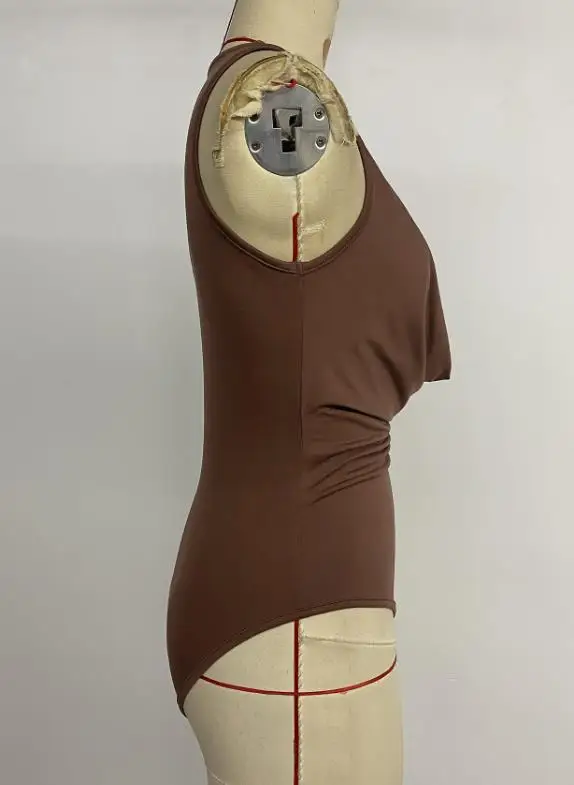 Women's Jumpsuit 2025 Summer New Sexy Sweet and Spicy Style Latest Jumpsuit Hanging Neck Deep V-Neck Solid Color Jumpsuit