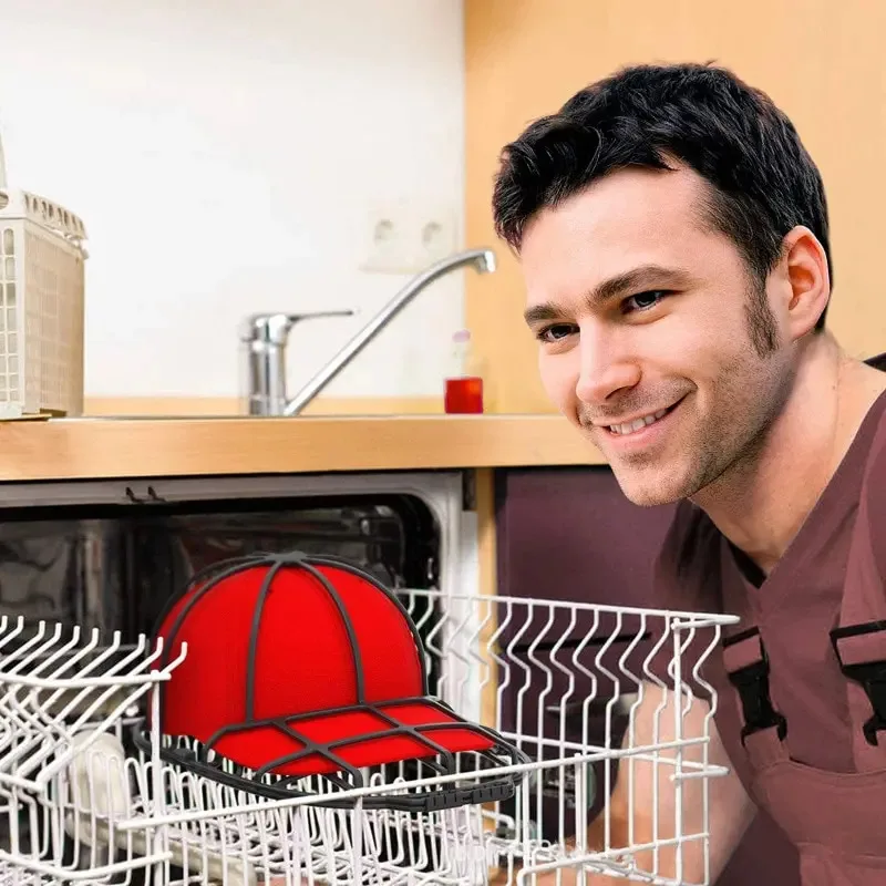 Dismantling And Folding New Hat Washing Tool, Portable And Detachable Hat Drying Rack, Washing Frame Cage Rack