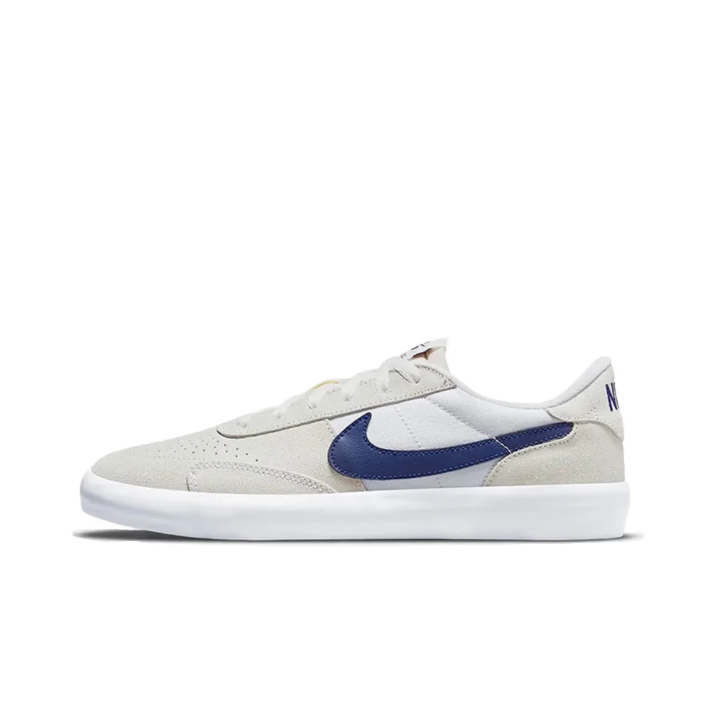 Nike Heritage Vulc SB Comfortable, slip-resistant, durable, lightweight Low-top skate shoes Unisex Off-white and blue CD5010-105