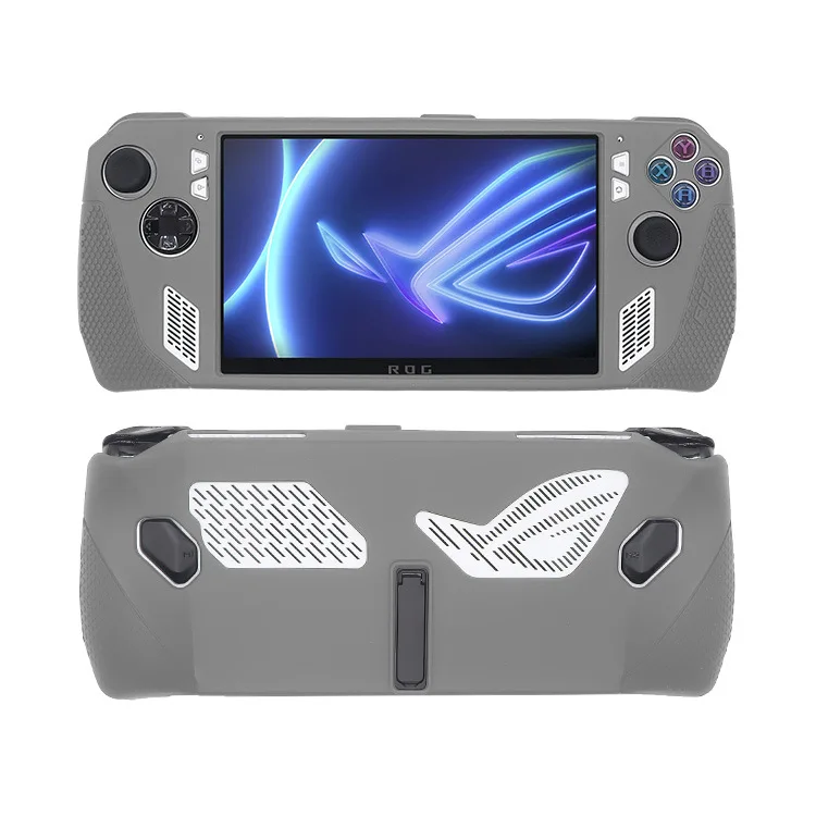 Для ROG Ally чехол для игровой приставки мягкий силиконовый защитный чехол с защитой от царапин чехол с подставкой игровые аксессуары