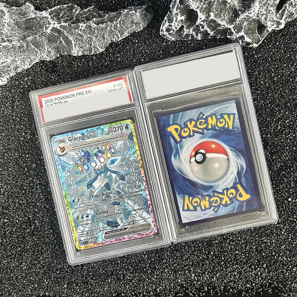 

Eevee Glaceon PTCG Rating Collection Card Trading Flash Card Hobby Game Anime Collection English Version Card Friend Gifts