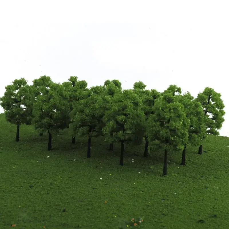 

A touch of greenery Model Trees Plastic 70pcs set Diorama Layout Train Garden Park Buildings Sell well High quality