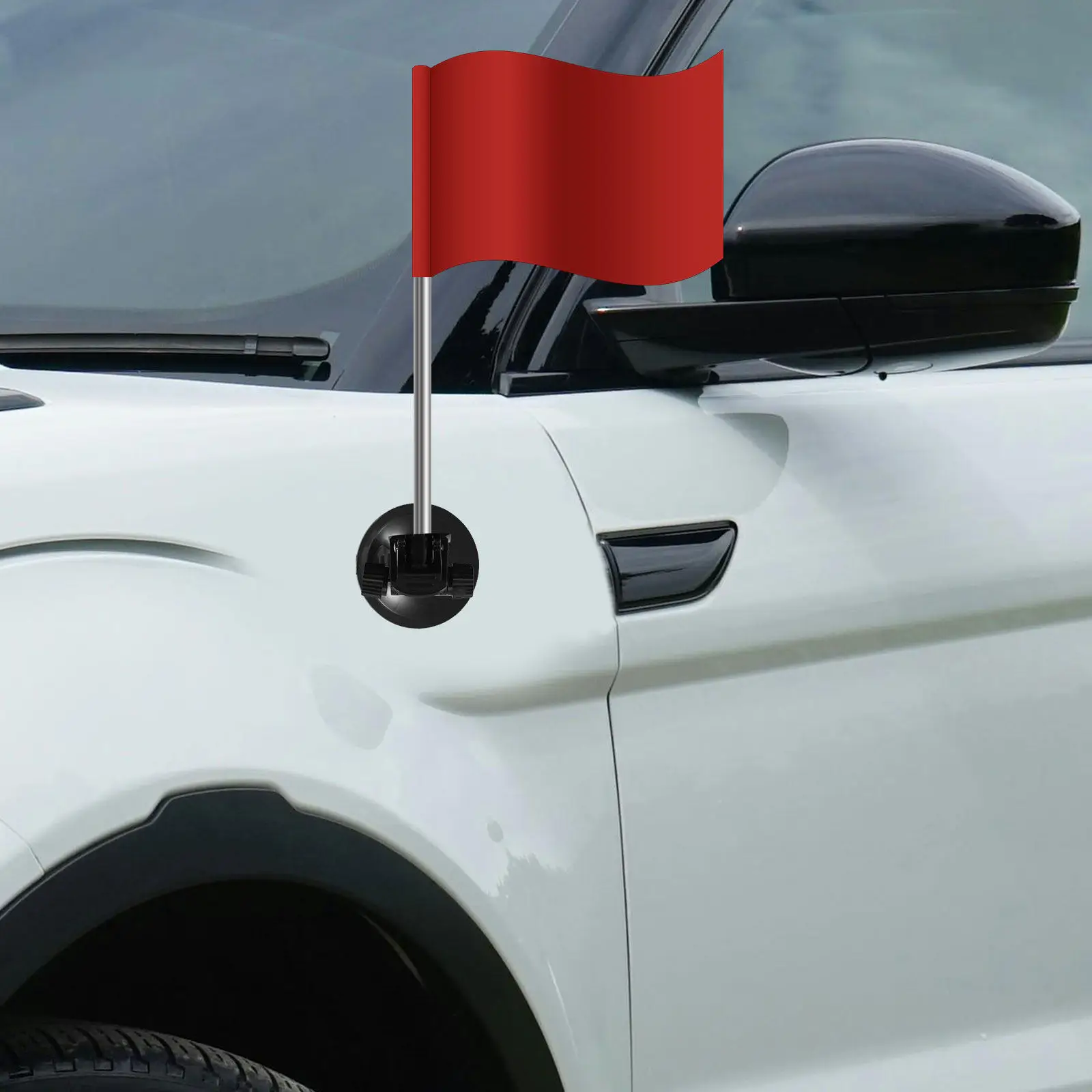 Heavy Duty Suction Cup Flagpole Holder Base Stable Car Mounted Flag Pole Mount for Outside Shop Window Desktop Off Road