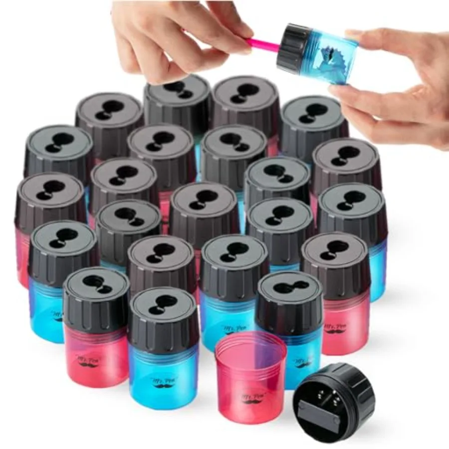 

Hheld Pencil Sharpener for Colo Pencils 2 Hole Bulk Pencil Sharpeners Manual Pencil Sharpeners Handheld Crayon Sharpener Colore