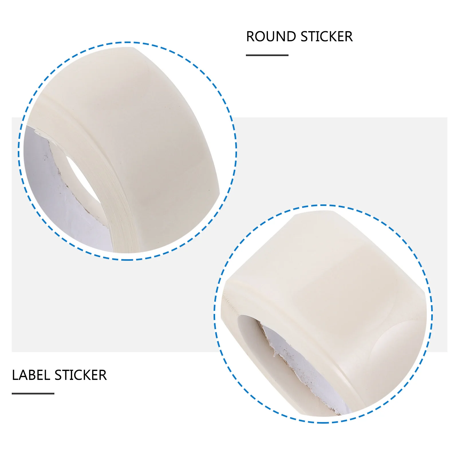 1000 قطعة من ملصقات الختم المستديرة الشفافة للتغليف DIY جرة الحرفية ختم حقيبة الخبز كوكي علاج التفاف لصالح العلامة ملصق