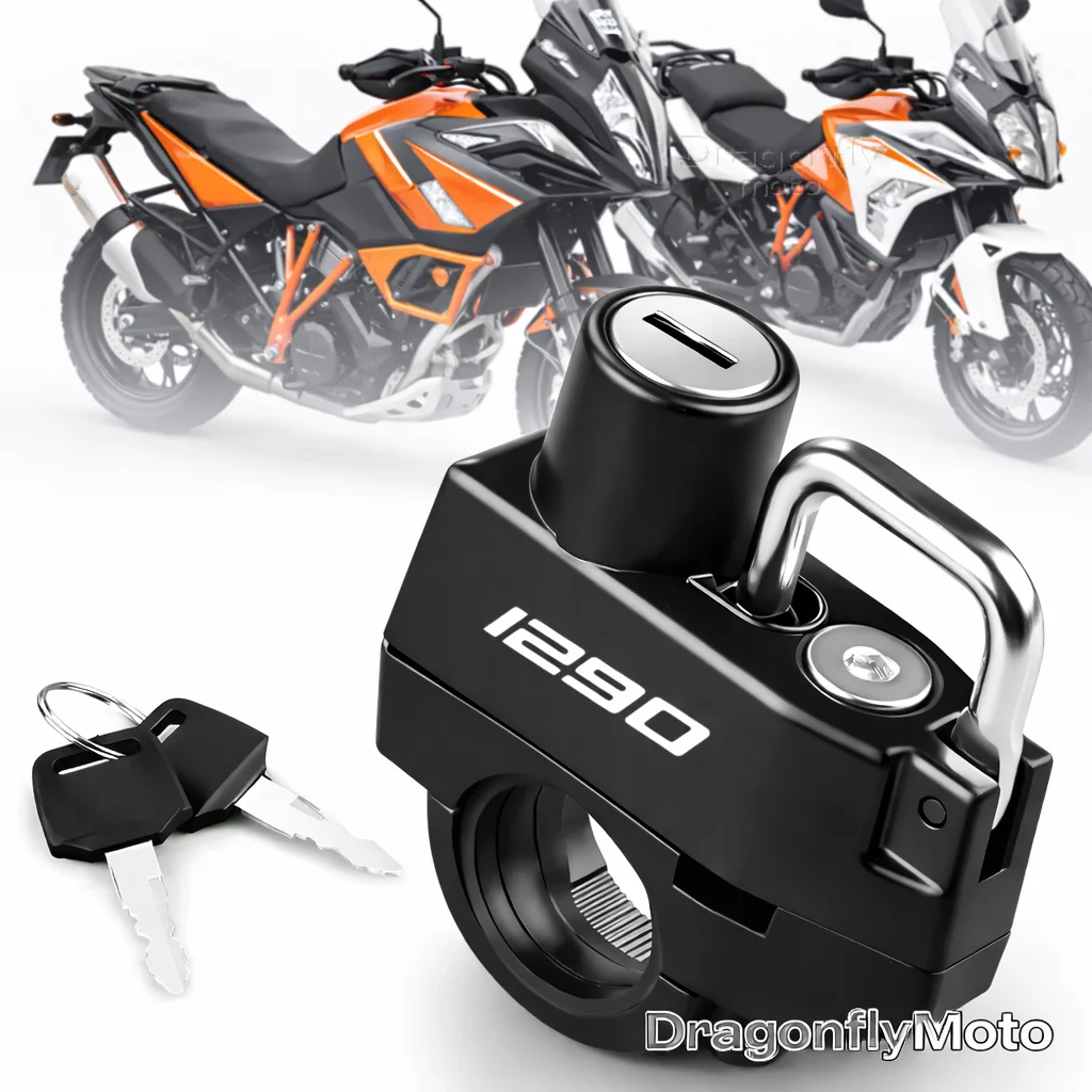 

Motorcycle Helmet Lock For KTM Adventure 790 990 1050 1090 1190 1290 Anti-theft Locker Helmet Lock Locking Device Rustproof