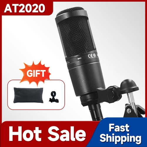 Imagen 1 del producto Micrófono de Condensador Cardioide de Bajo Ruido para Grabación en Estudio, Podcast, Transmisión en Vivo, PC, Mac, iPhone