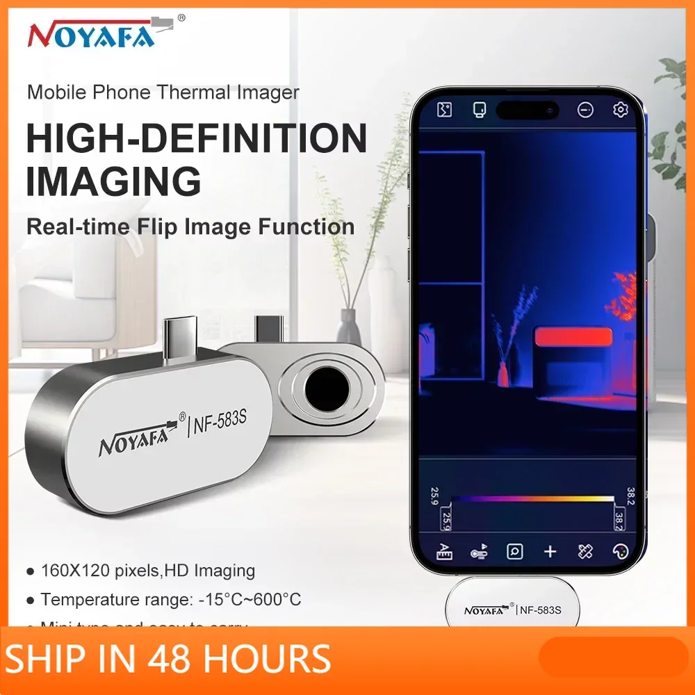 NOYAFA NF-583S Infrared Camera Thermal Imager 160x120 IR Resolution Image Enhancement Technology Heat Loss Detection for Android