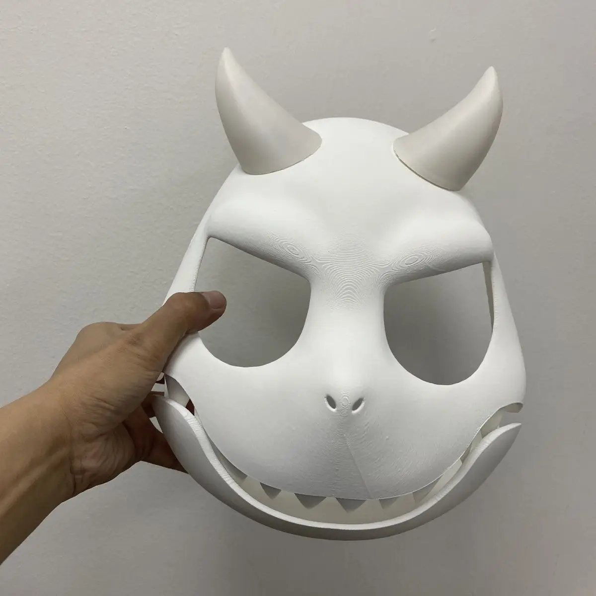 

Kigurumi Base Masks Fursuit 3D Printed with Movable Chin Fantasy Creature Skull Furry Cosplay Prop Accessories