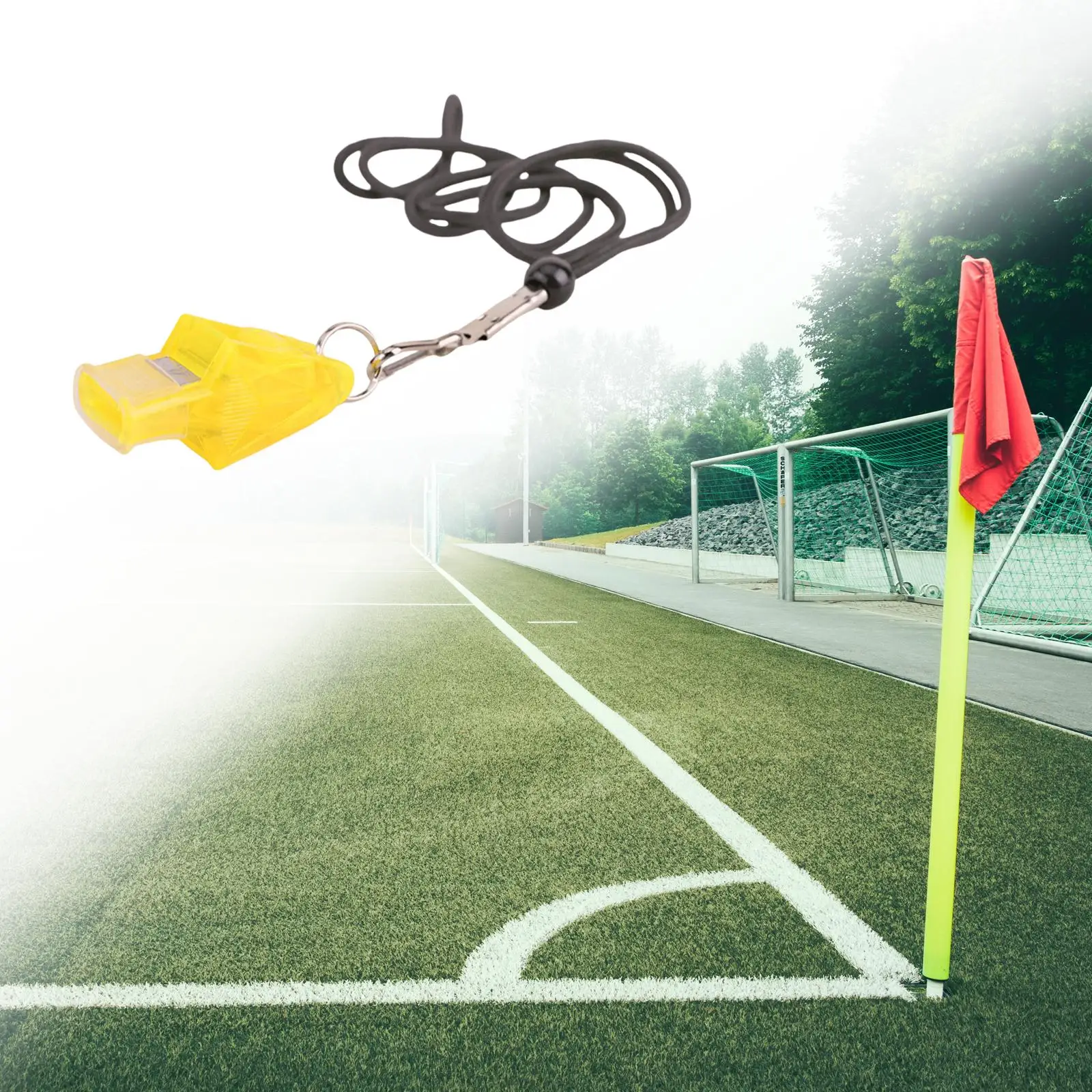 Referee Whistle Set with Container Durable PP Safety Whistle for Basketball Volleyball Handball Trainers Outdoor Emergency