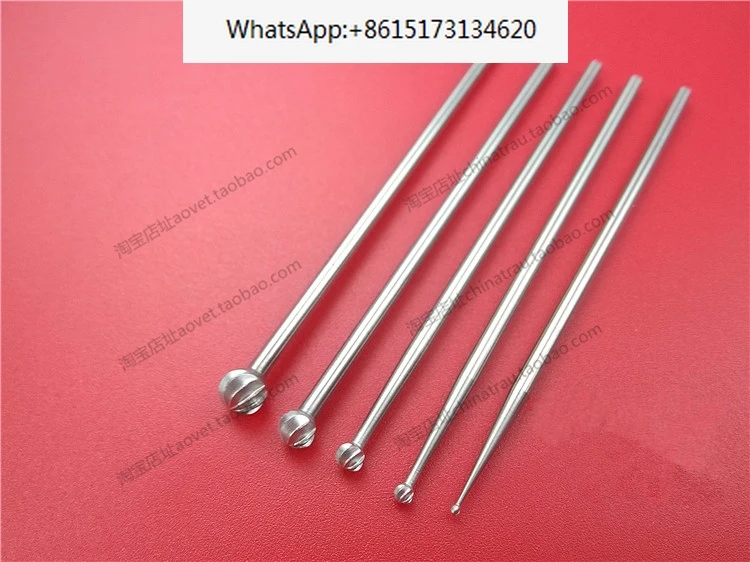 medical VET Small animal orthopedic instrument ball head Milling cutter Spine polishing stick Joint grinding ball Pen bone drill