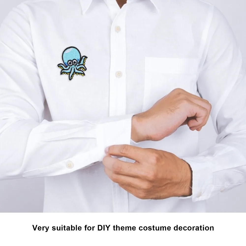 10Pcs Decorative Embroidered Design Cloth Stickers Vivid Pattern Fabric Patches Embroidered Patches For Clothes