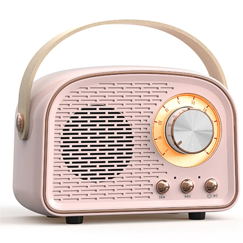 موثوقة-ريتو سمّاعات بلوتوث صغيرة مشغل موسيقى كلاسيكي الصوت مضخم صوت ستيريو المحمولة الديكور مكبرات الصوت المنزل C-ABDQ