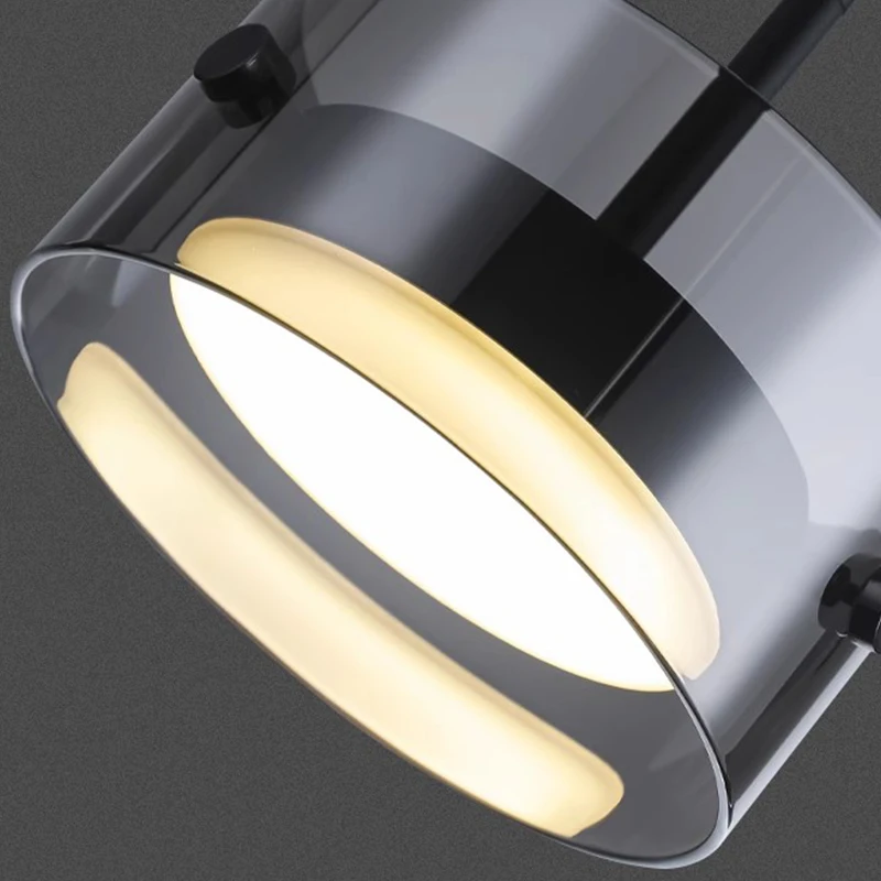 

Modern Ltalian Style LED Hanging Line Adjustable Pendant Light Used For Background Walls Bedroom Beds Study Rooms Home Lighting