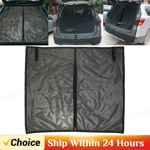 자동차 뒷문 모기장 마그네틱 커튼, 자동차 햇빛가리개 스크린망, 트렁크 환기 메쉬, SUV MPV 셀프 드라이브 모기 방지
