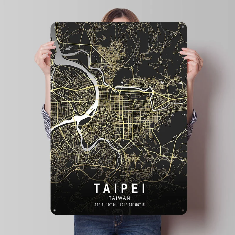 تايبي الفضة المشارك مخصص جدار الفن خمر علامات معدنية الرجعية القصدير اللوحة للرجل الكهف ديكور المنزل غرفة المعيشة عصا ديكو الرجال