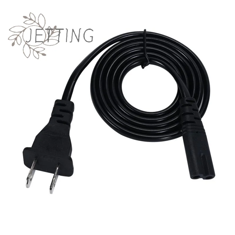 (SMTGDP11)US Plug Power Cable 2pin For Figure 8 Compatible Devices 2 Prong Electrical Cord For Laptop Charger TV Radio Speaker