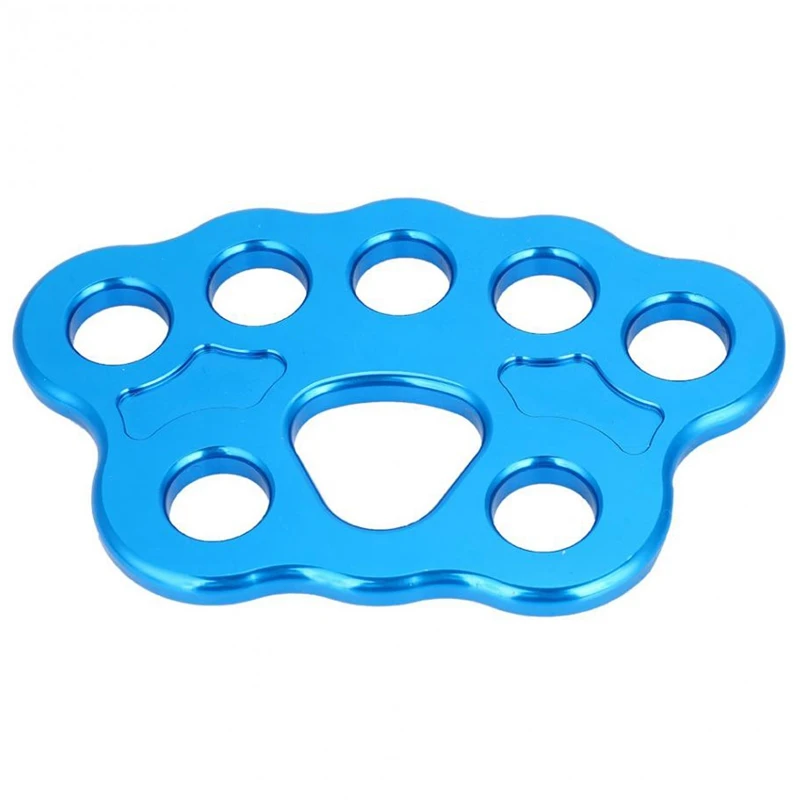 Outdoor 8 Holes Rigging Plate Rock Climbing Multi Anchor Point Connector Mountaineering Equipment