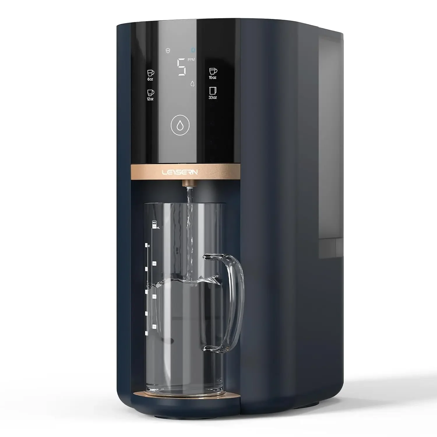 US Shipping Brand new  Countertop Reverse Osmosis Water Filter with UV, No Installation | 7-Stage RO Filtration with Remineraliz