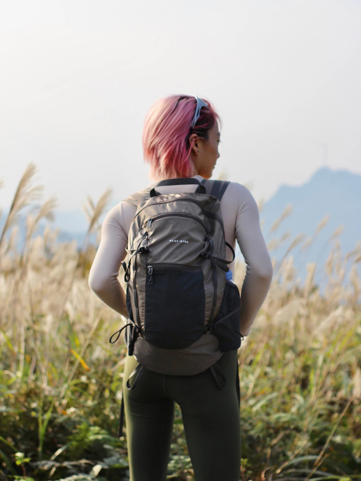 Mochila de Trekking al aire libre, senderismo, Camping, bolsa ligera impermeable, bolsas deportivas ultraligeras plegables para correr en la ciudad