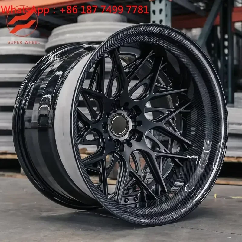 Custom 3 Piece Forged Wheels 18 19 20 21 22 24 Inch 5x112 5x114.3 5x120 RFG21 Style Deep Dish Mesh Wheels for G80 G82 G87