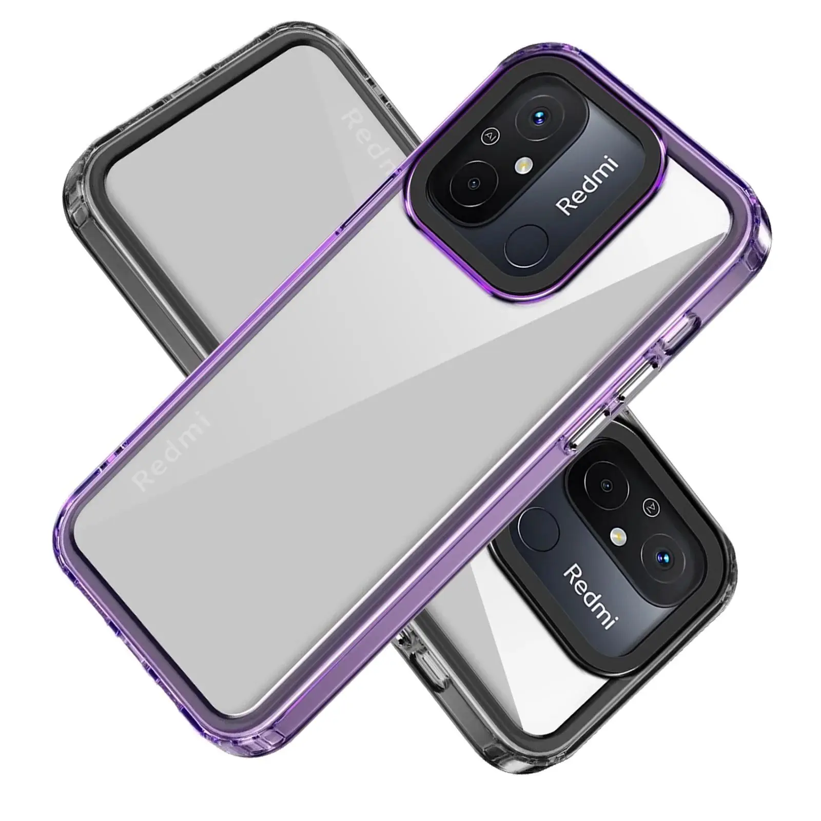 Acrylic Shockproof Clear Case For Xiaomi Redmi A3 13C 11A A2 A1 Plus Note 13 Pro Plus 12 11S 10S 9S Pro Back Transparent Cover