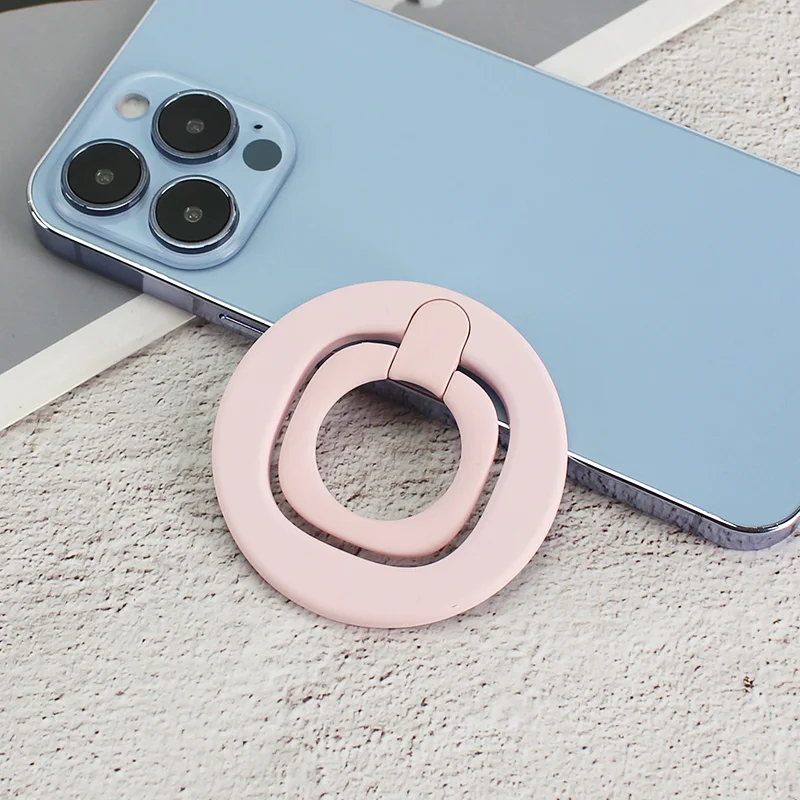 

Магнитное кольцо-держатель телефона для MagSafe IPhone 13, 14, 15, 16, 17 Pro Max 360 ° Поворотная подставка для автомобильного крепления, универсальная металлическая ручка