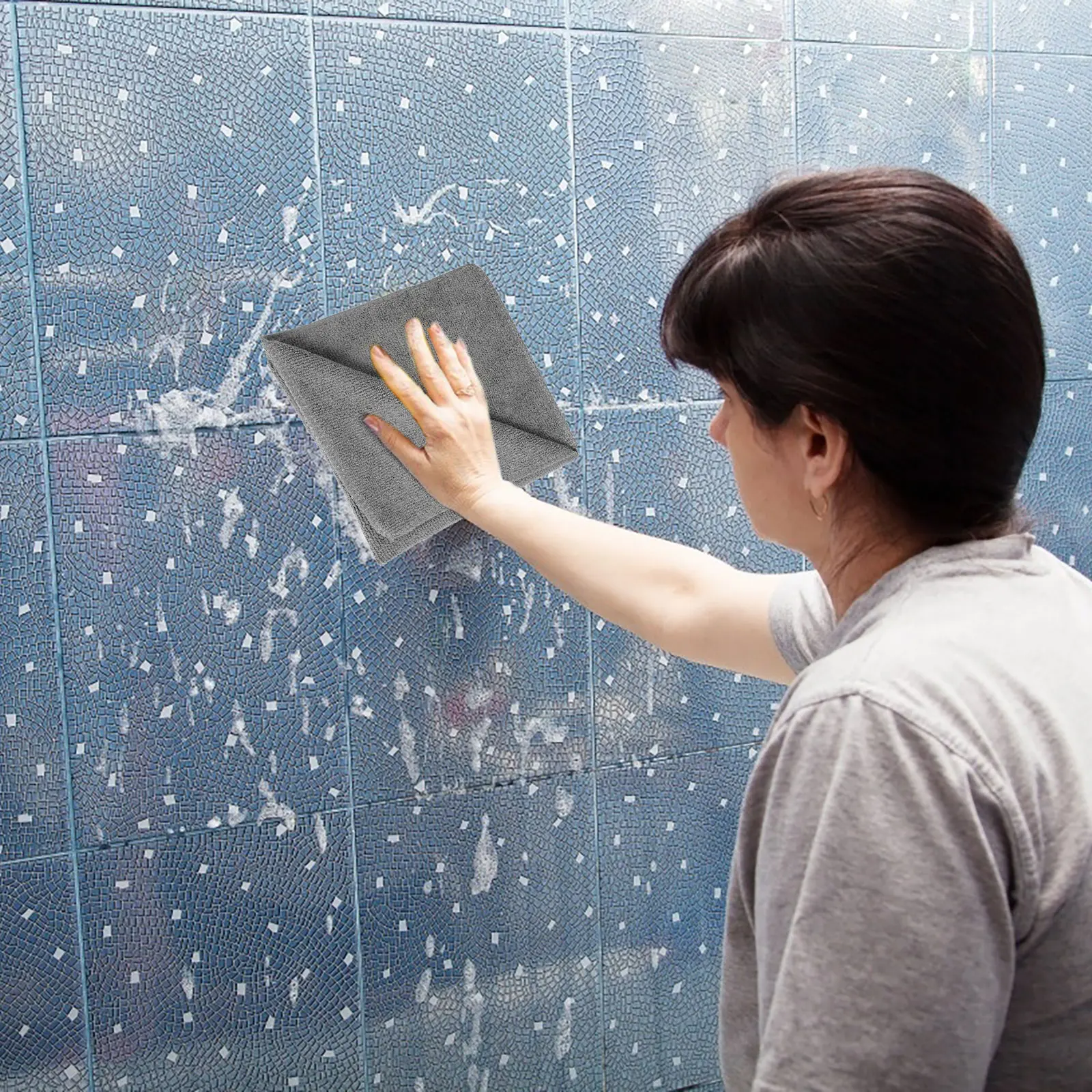 

10Pcs Ultra Fine Fiber Car Towels Soft Absorbent Durable Cleaning Cloths Multi Surface Use Car Washing Cloths Home Supplies