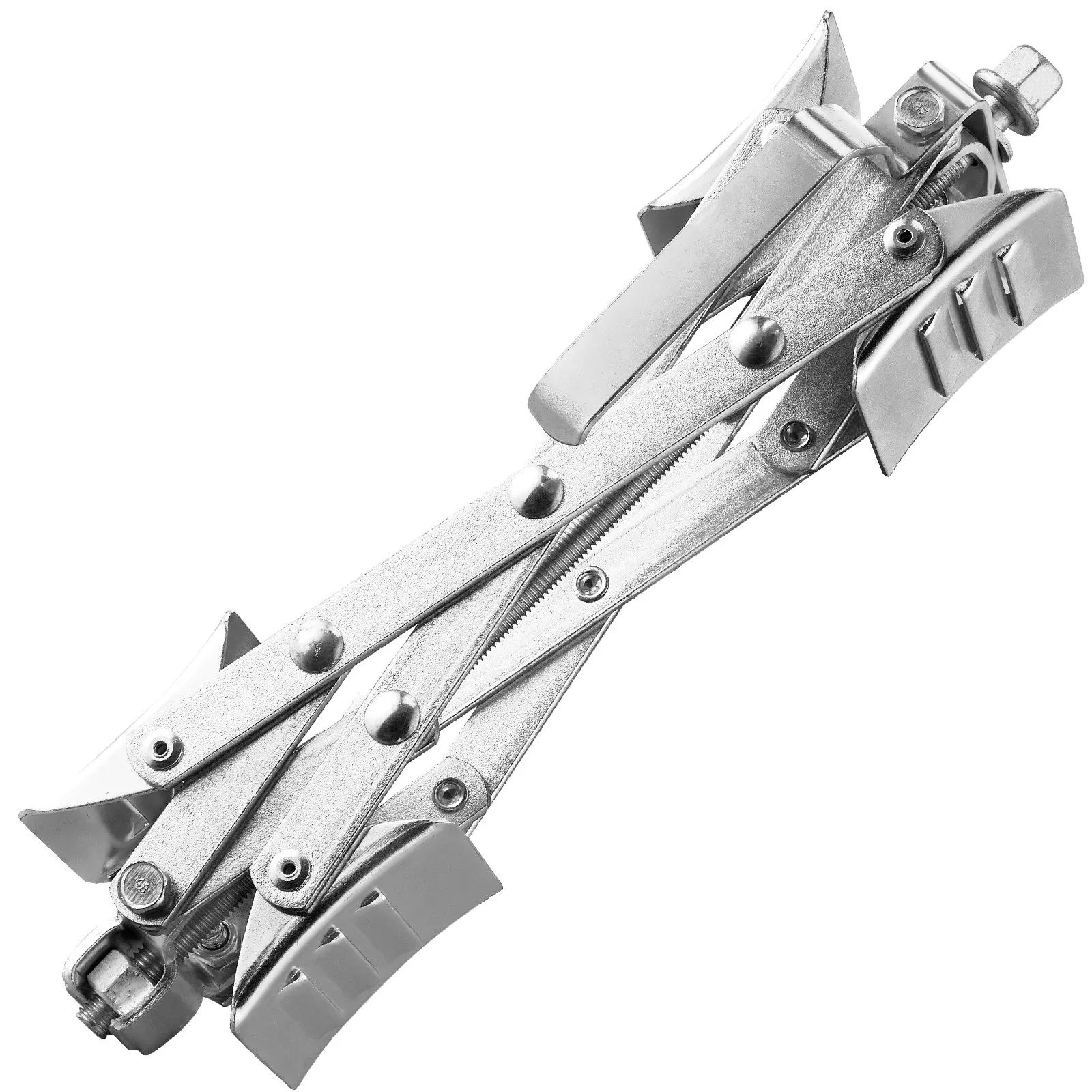 Camper Wheel Chock Stabilizer, X-shaped RV Stabilizer Wheel Chock, Fit For Tire Space, 2 Sets Of Wheel Chocks With Ratchet