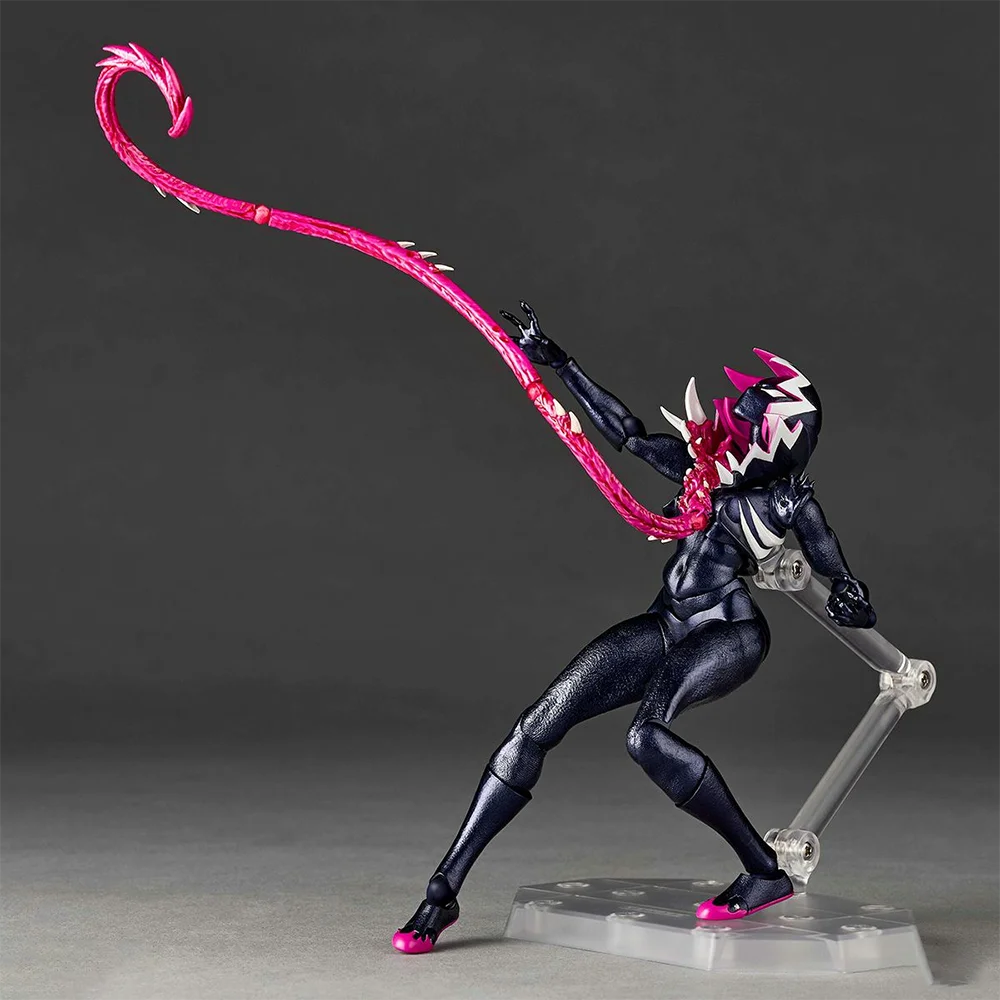 100% Original Kaiyodo Amazing Yamaguchi, Revoltech (NR071) Spider-Gwen Gwenom Anime Figure Action Figure Model Decoration