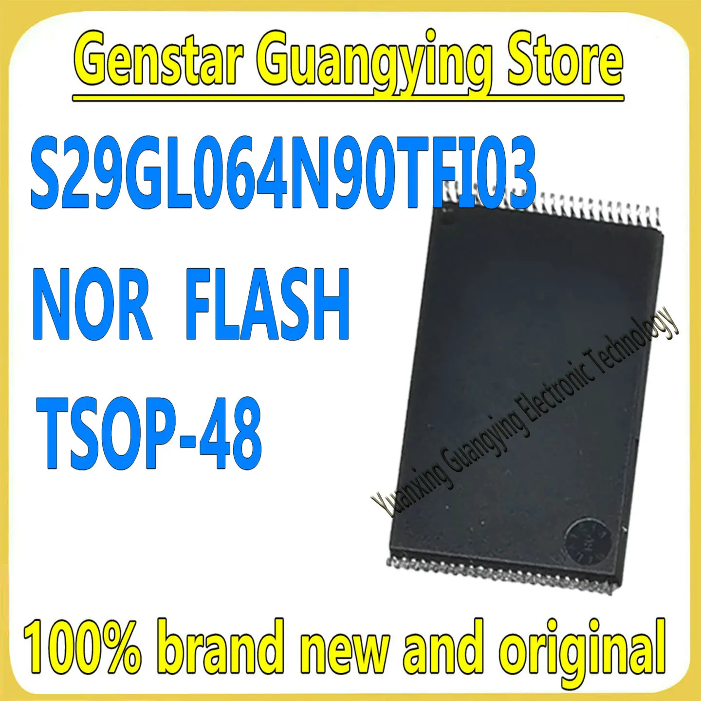(1 piece) S29GL064N90TFI03 TSOP-48 64 Mbit Parallel NOR Flash Memory Chipset  100% Brand New, In Stock