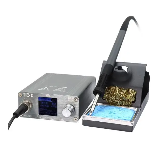 OSS T12-X Intelligent Constant Temperature Soldering Station, LED Digital Display, Phone Motherboard Chip, Welding Repair Tools