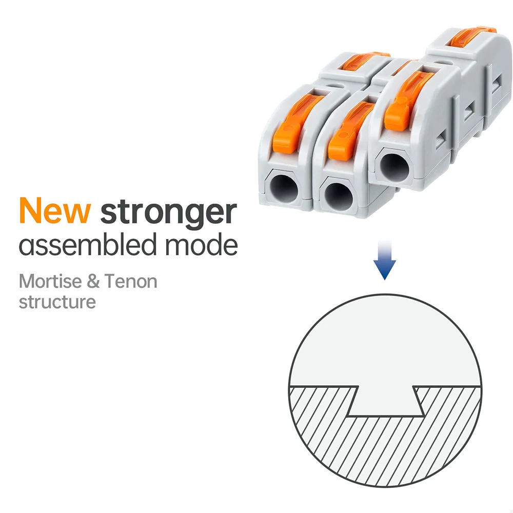 Rápida Emenda Multiplex Butt Fio Conector Compacto Cabo Elétrico Bloco Terminal Home Conectores De Fiação para Circuito Inline